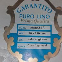 Asciugamani di lino