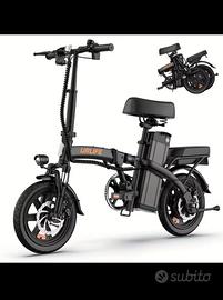 Bici elettrica pieghevole con acceleratore
