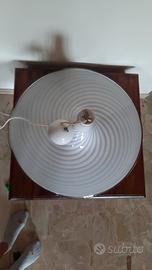 leucos lampadario vetro murano 