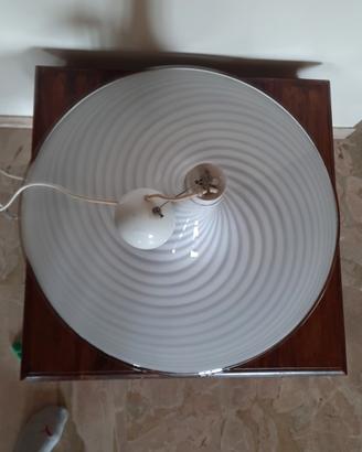 leucos lampadario vetro murano 