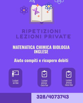 Lezioni private aiuto compiti