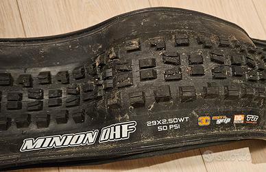 gomme mtb maxxis dhf dhr come nuove