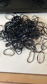 250 laccetti/elastici neri
