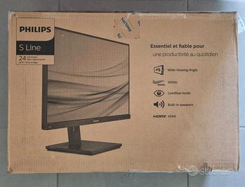 Monitor PC Philips 24" (23.8) IPS Full HD - Pivot
