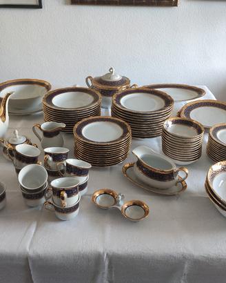 servizio Thun oro zecchino e cobalto