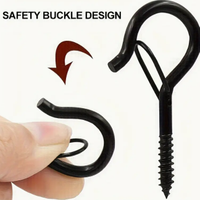 20 pezzi set ganci Q a vite e mandrini  nuovi