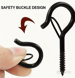 20 pezzi set ganci Q a vite e mandrini  nuovi