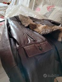 giaccone in vera pelle