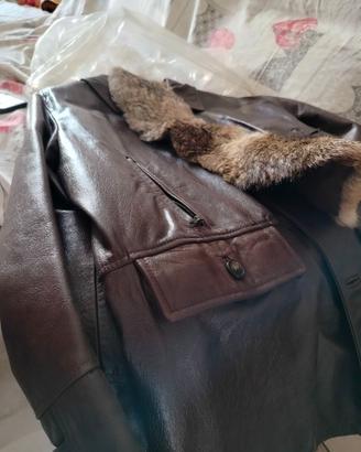 giaccone in vera pelle