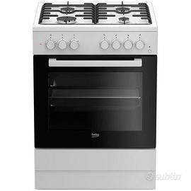 Cucina a gas 4 fuochi con forno elettrico