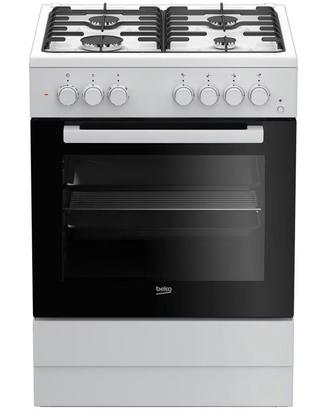 Cucina a gas 4 fuochi con forno elettrico