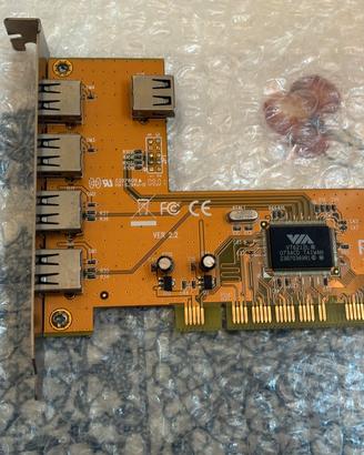 Scheda PCI 4 porte USB 2.0 Kraun – PCI