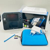 Console Nintendo 2ds Nero/blu + Scatola Completo