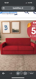 Divano letto a ribalta