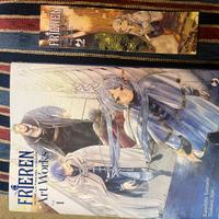 Frieren Art Book, con segnalibro personalizzato