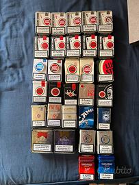 Pacchetti di sigarette di metallo da collezione