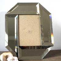 cornice porta foto specchio molato anni 70 