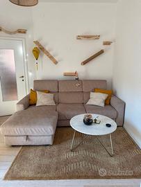 Divano 3 Posti con Chaise Longue Contenitore
