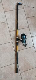 Canna da pesca con mulinello 