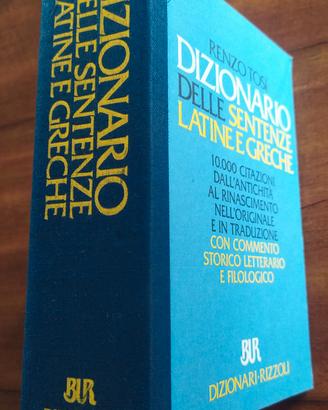 Dizionario delle Sentenze LATINE e GRECHE 