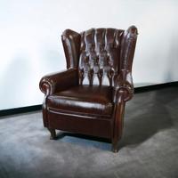 Poltrona Bergere' in Vera Pelle vari colori