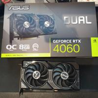 scheda grafica ASUS DUAL 4060 8GB 2024 