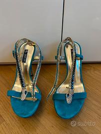 Sandali Barachini color smeraldo