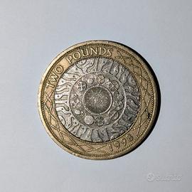 Moneta 2 pounds 1998, Regno Unito