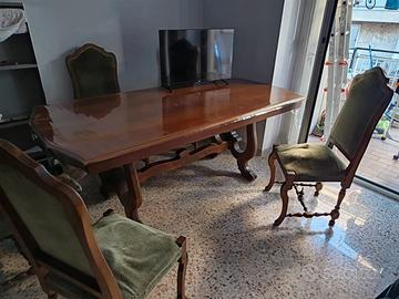 Tavolo Vintage legno massello 