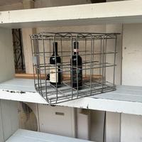 Cassetta Portabottiglie Vino in Ferro Epoca