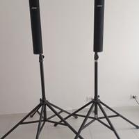 casse audio Bose Panaray MA12 con stativi