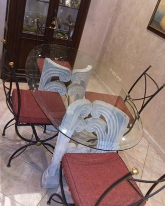 tavolo in cristallo
