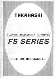 Manuale Telescopio Takahashi FS Series Originale