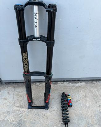 Forcella rockshox boxxer e ammortizzatore