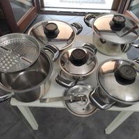 Set pentole inox 18/10 Mondial Casa