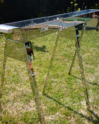VASCA ARROSTICINI IN ACCIAIO INOX AM120 - ilSimo