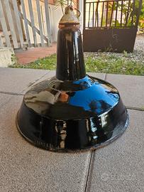 Lampada induastriale vintage anni '50