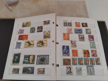 90 Francobolli Esteri + Raccoglit. segno "Gemelli"