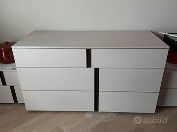 Trittico (cassettone e  due comodini)Tomasella