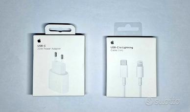 Caricatore Iphone 20W più Cavo Lightning Originale