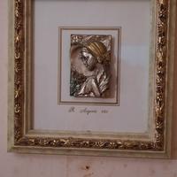 quadro in argento madonna 