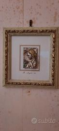quadro in argento madonna 