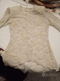 Vestito da Sposa/cerimonia  tulle di seta