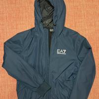 Giubbino Emporio Armani blu con interno in pile