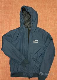 Giubbino Emporio Armani blu con interno in pile