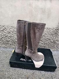 Stivali Mon dieu grigio tortora tg. 38