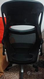 Sedia Yaheetech ergononica regolabile