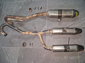 Akrapovic crf 250 2006 DOPPIO E MONO SCARICO