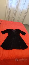 Vestitino nero in velluto