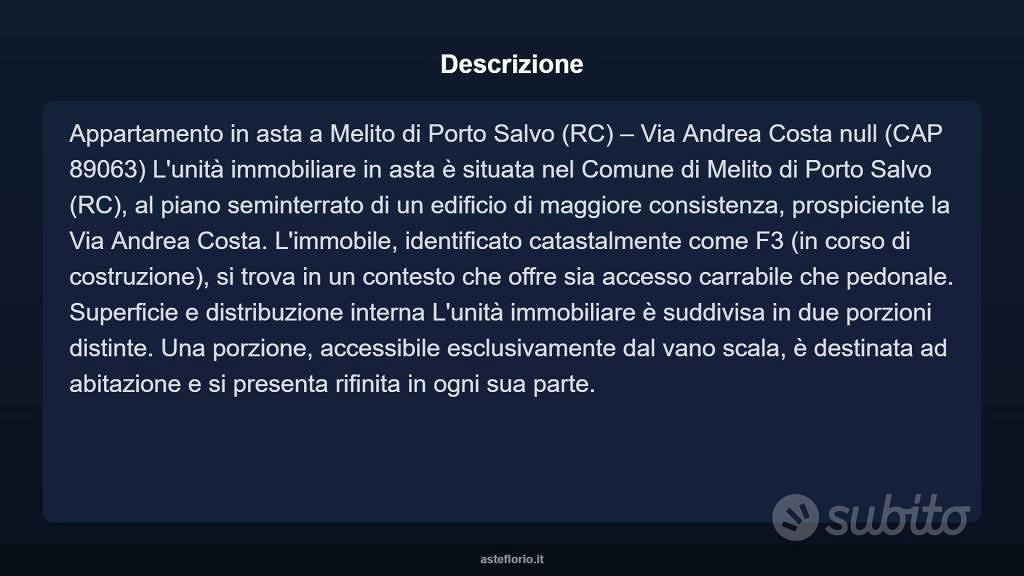 Appartamento – Melito di Porto Salvo, San Leonardo - Vista 3